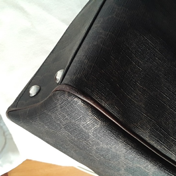 Auth GUCCI Supreme Shoulder bag/tote 2 tone Brown - Picture 15 of 17